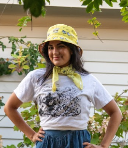 Every Pebby yellow bandanna